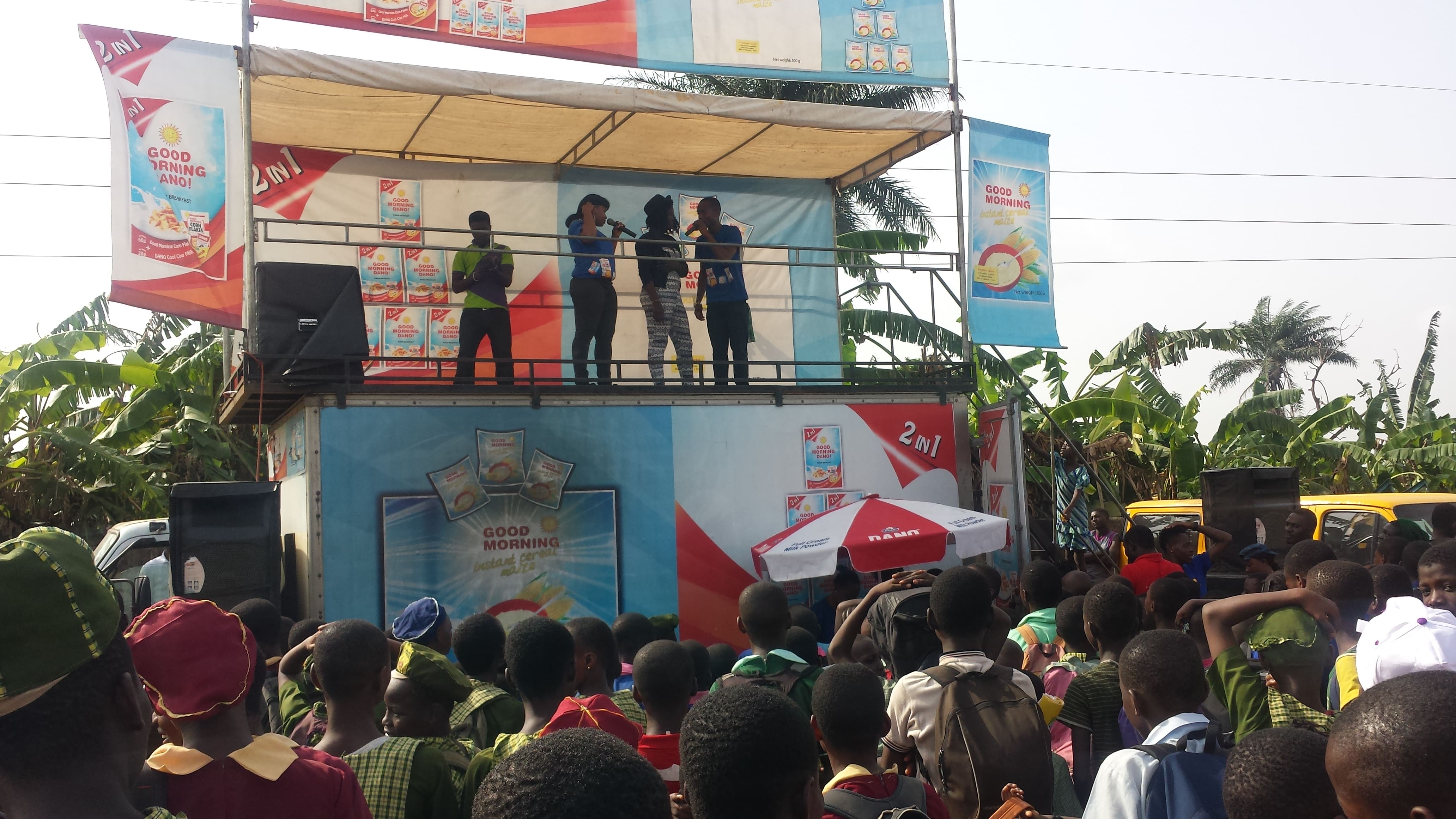 Good Morning Corn flakes road show